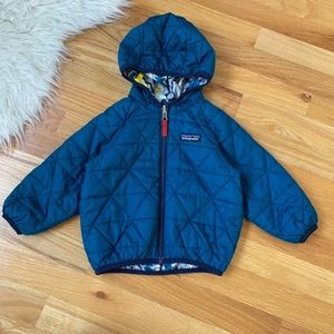Patagonia Baby Reversible Puff Ball Jacket Hoodie